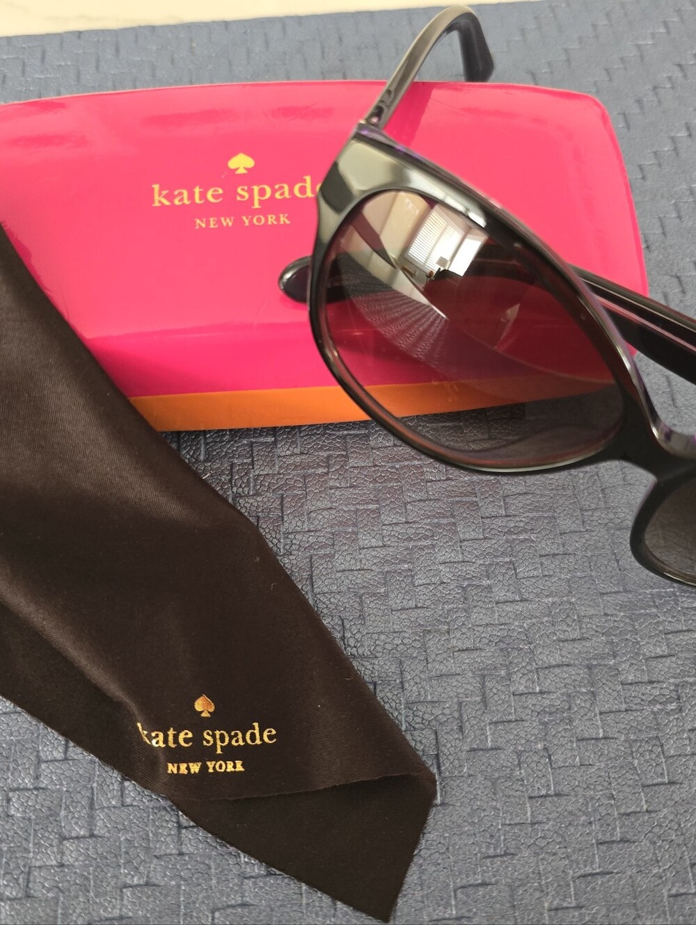 KATE SPADE Dark Purplw Women's Sunglasses with Gradient Lenses - Picture 7 of 7
